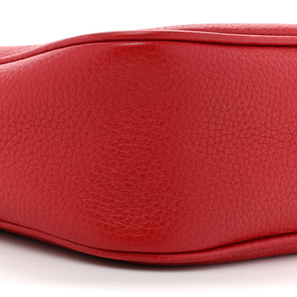 Gucci Pebbled Calfskin Small Soho Disco Bag Tabasco Red 9 of 13