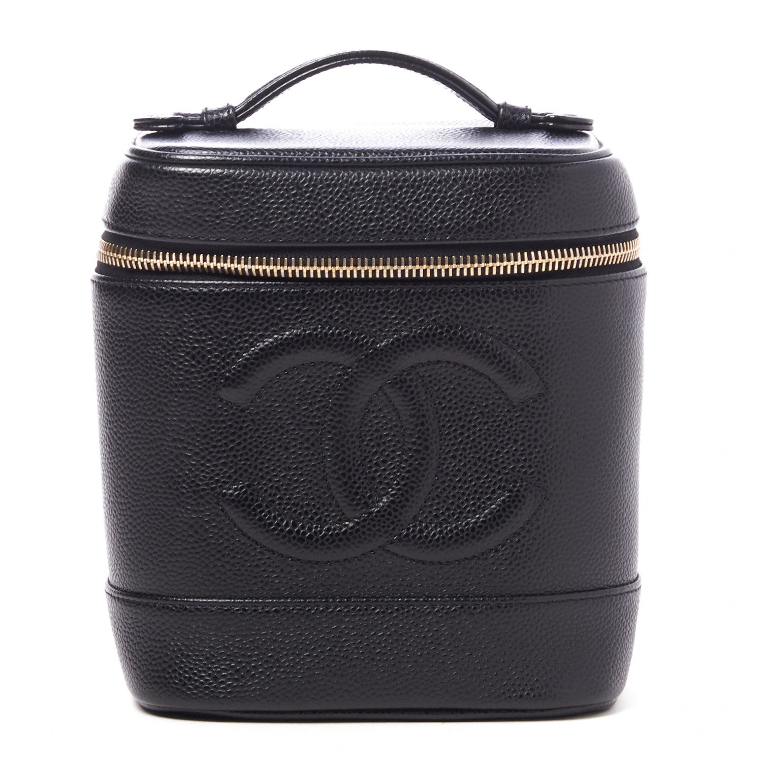 Chanel Caviar Cosmetic Vanity Bag Black 1 of 9