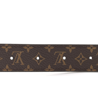 Louis Vuitton Calfskin Monogram 25mm LV Iconic Reversible Belt 90 36 Black 4 of 7