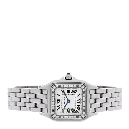Cartier Stainless Steel Diamond 22mm Panthere Quartz Watch 2 of 5