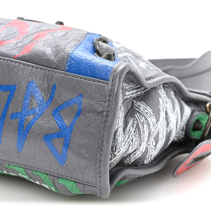 Balenciaga Agneau Graffiti All Over Classic Hardware S City Grey 11 of 11