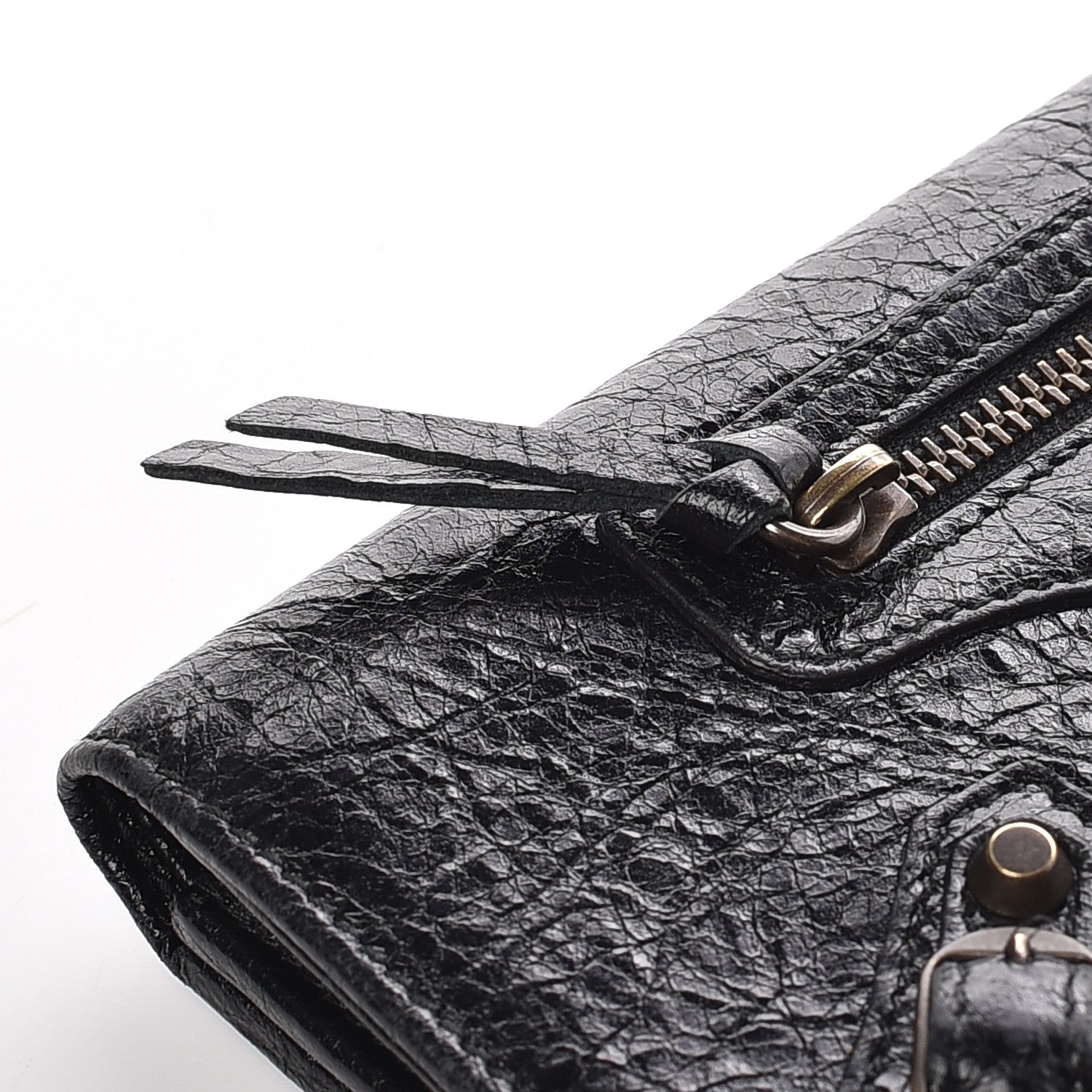 Balenciaga Agneau Classic Hardware Money Wallet Black 9 of 11