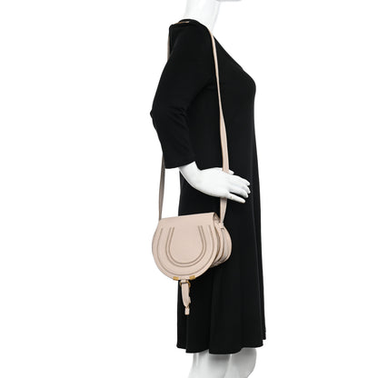 Chloe Calfskin Mini Marcie Round Crossbody Bag Blush Nude 2 of 11