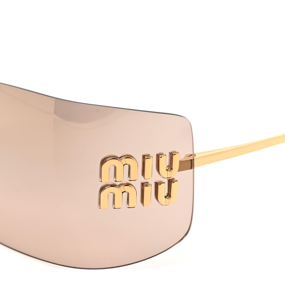 Miu Miu Metal Aube Sunglasses SMUB53 Gold Bronze 7 of 8
