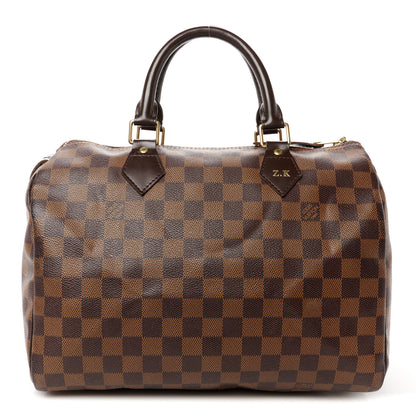 Louis Vuitton Damier Ebene Speedy 30 1 of 17