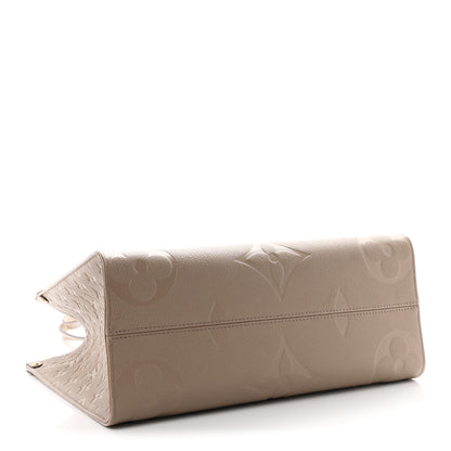 Louis Vuitton Empreinte Monogram Giant Onthego MM Tourterelle 4 of 10
