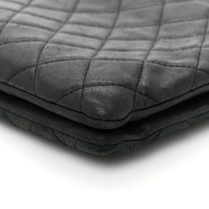 Chanel Lambskin Quilted Small Boy Zipped Pouch Black 13 of 15