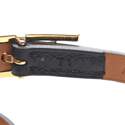 Hermes Swift Hapi 3 MM Triple Tour Bracelet T1 Black 6 of 7