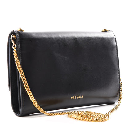 Versace Calfskin Medallion Tribute Crossbody Black 2 of 13