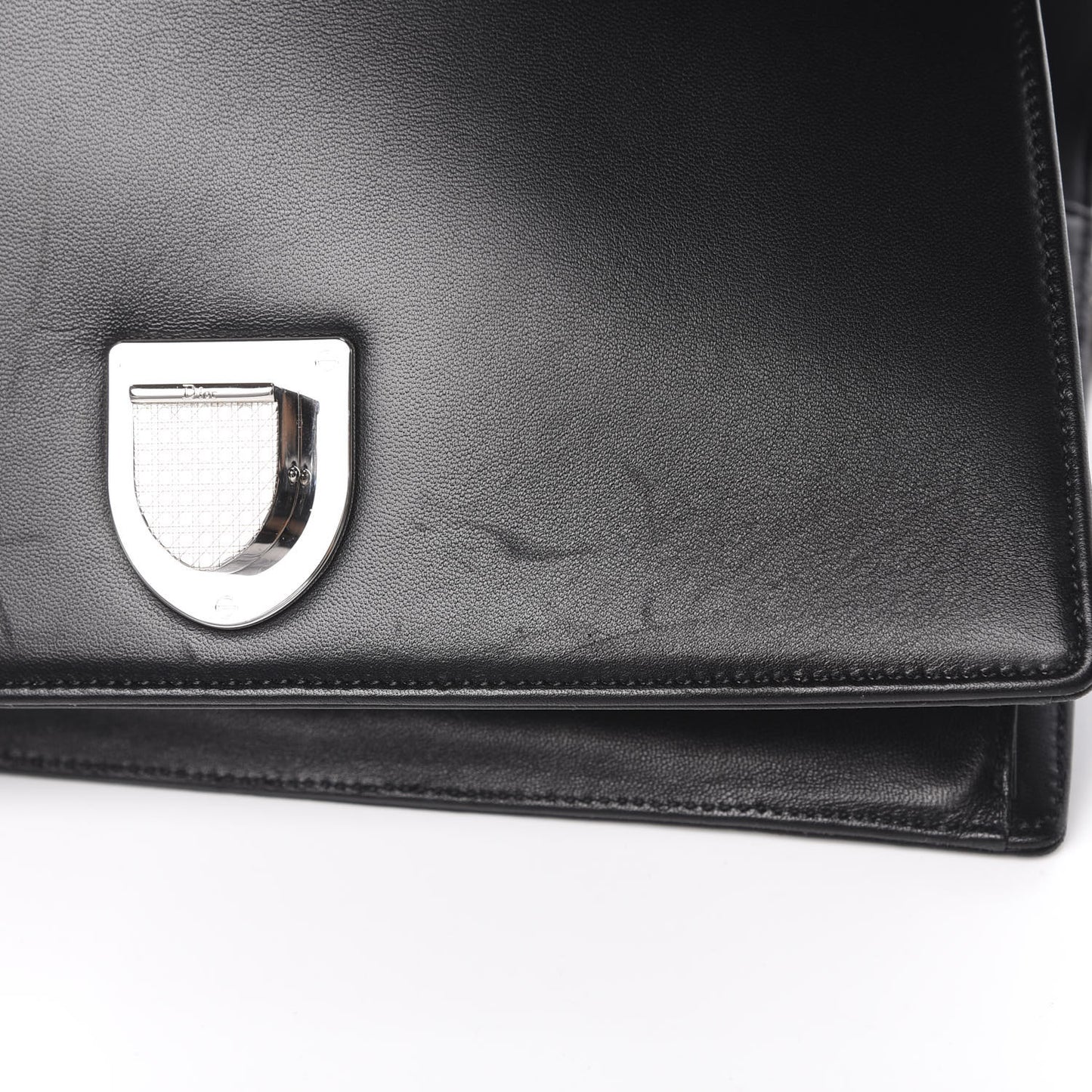 Lambskin Medium Diorama Flap Bag Black