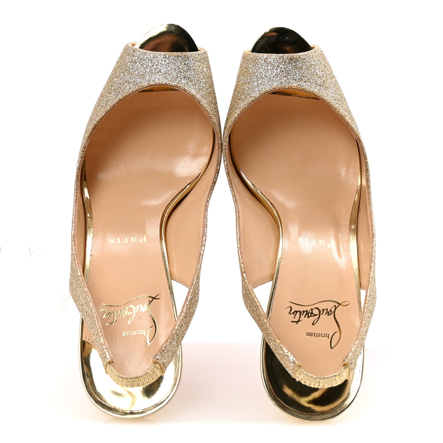 Glitter No Prive 100 Pumps 37 Platine