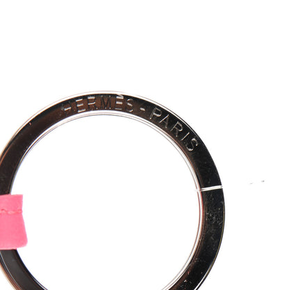 Hermes Lambskin Carmen Tassel Key Holder Fuchsia 3 of 5