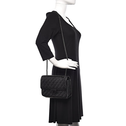 Chanel Calfskin Quilted 2.55 Reissue 225 Flap So Black 2 of 12