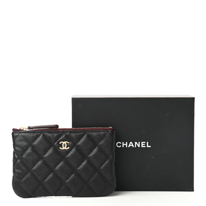Chanel Caviar Quilted Small Cosmetic Case Black 8 of 8