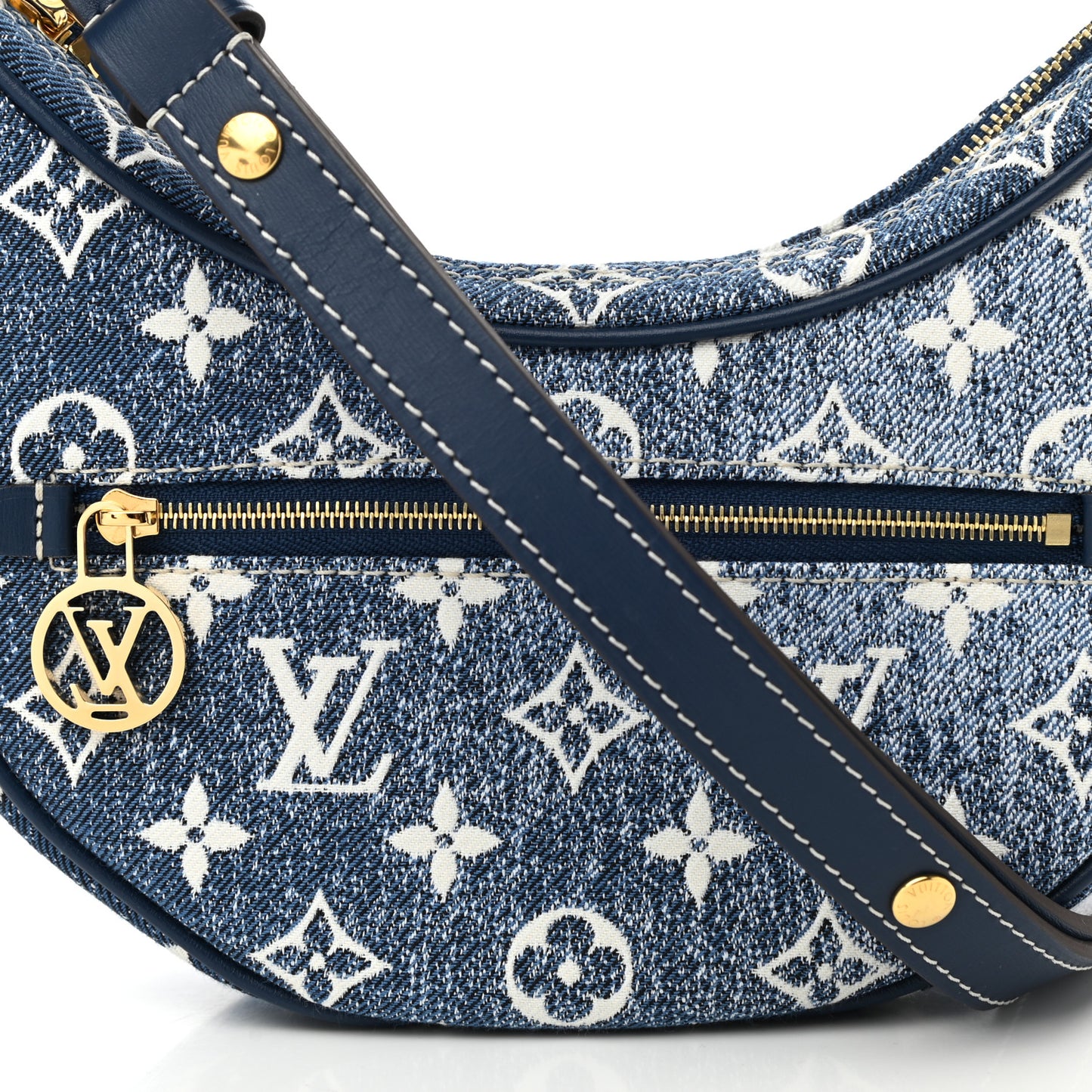 Monogram Jacquard Denim Loop Bleu