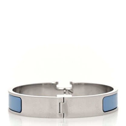 Hermes Enamel Narrow Clic Clac H Bracelet PM Chardon 3 of 5