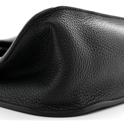 Hermes Taurillon Clemence Halzan 31 GM Black 8 of 10