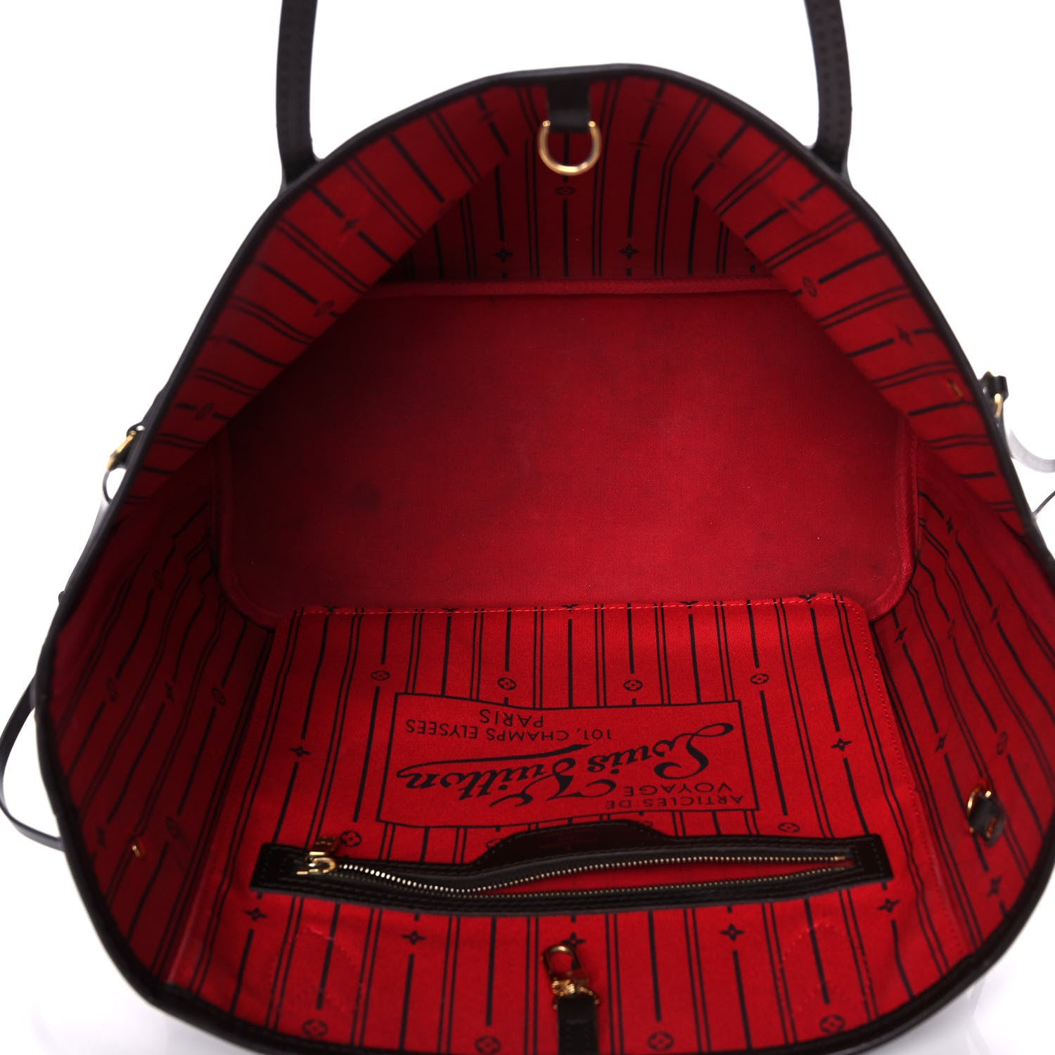 Louis Vuitton Damier Ebene Neverfull MM 4 of 9