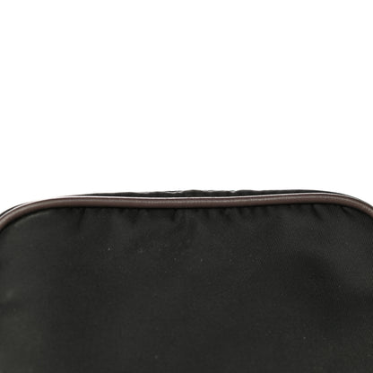 Fendi Nylon Fabric Jacquard Chamois FF 1974 Medium Crossbody Messenger Black Nuvola 12 of 12
