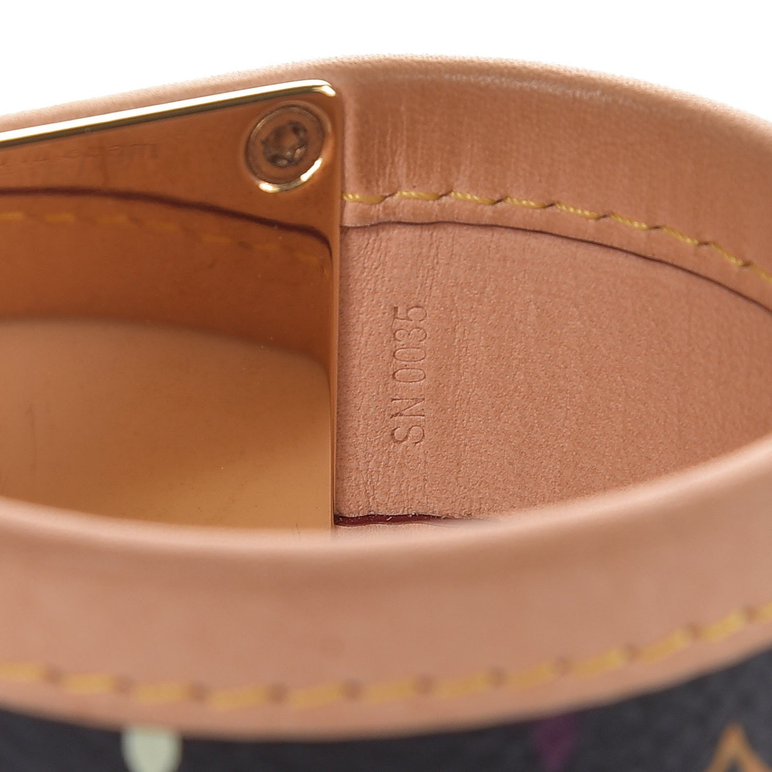 Louis Vuitton Monogram Multicolor S Lock Bracelet M Black 5 of 7