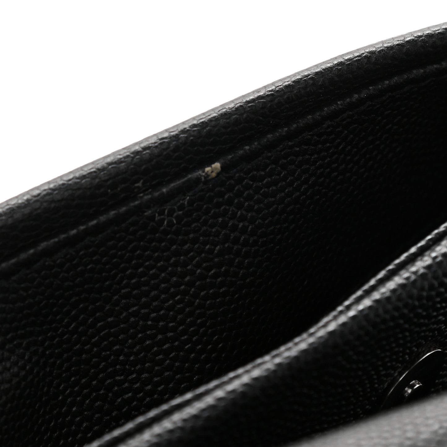 Grain De Poudre Medium West Hollywood Monogram Fold-Over Black