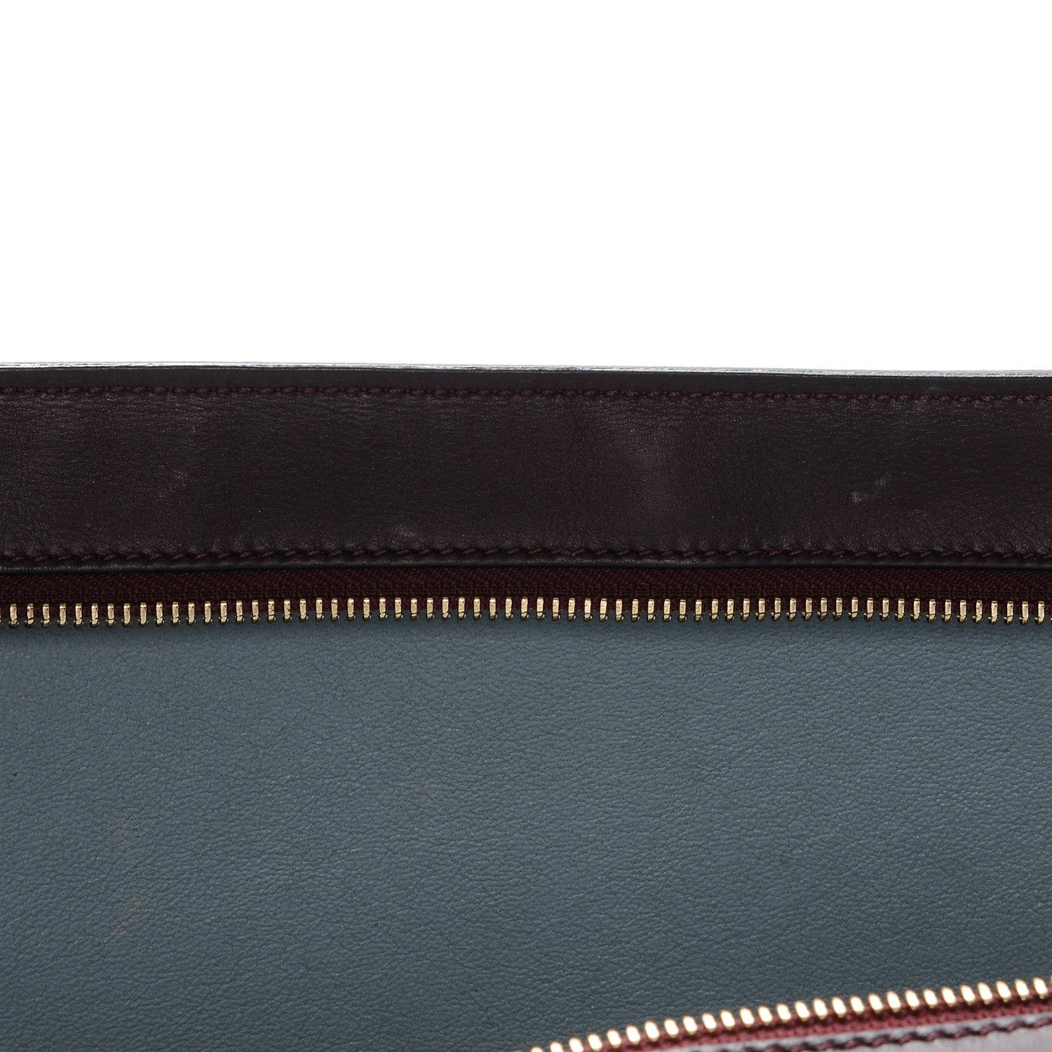 Celine Smooth Calfskin Suede Medium Tri-Color Trapeze Dark Grey 13 of 23