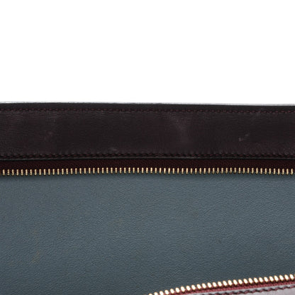 Celine Smooth Calfskin Suede Medium Tri-Color Trapeze Dark Grey 13 of 23