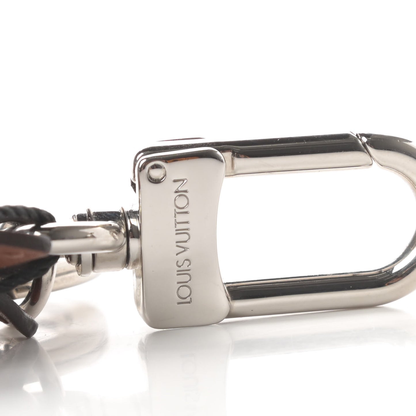 Monogram Dog Bag Charm Key Holder