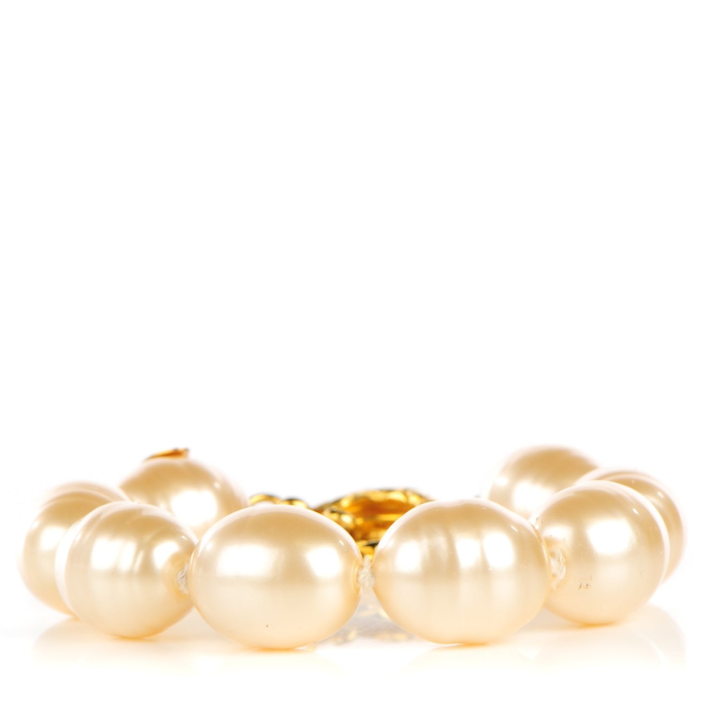 Irregular Pearl Bracelet Gold
