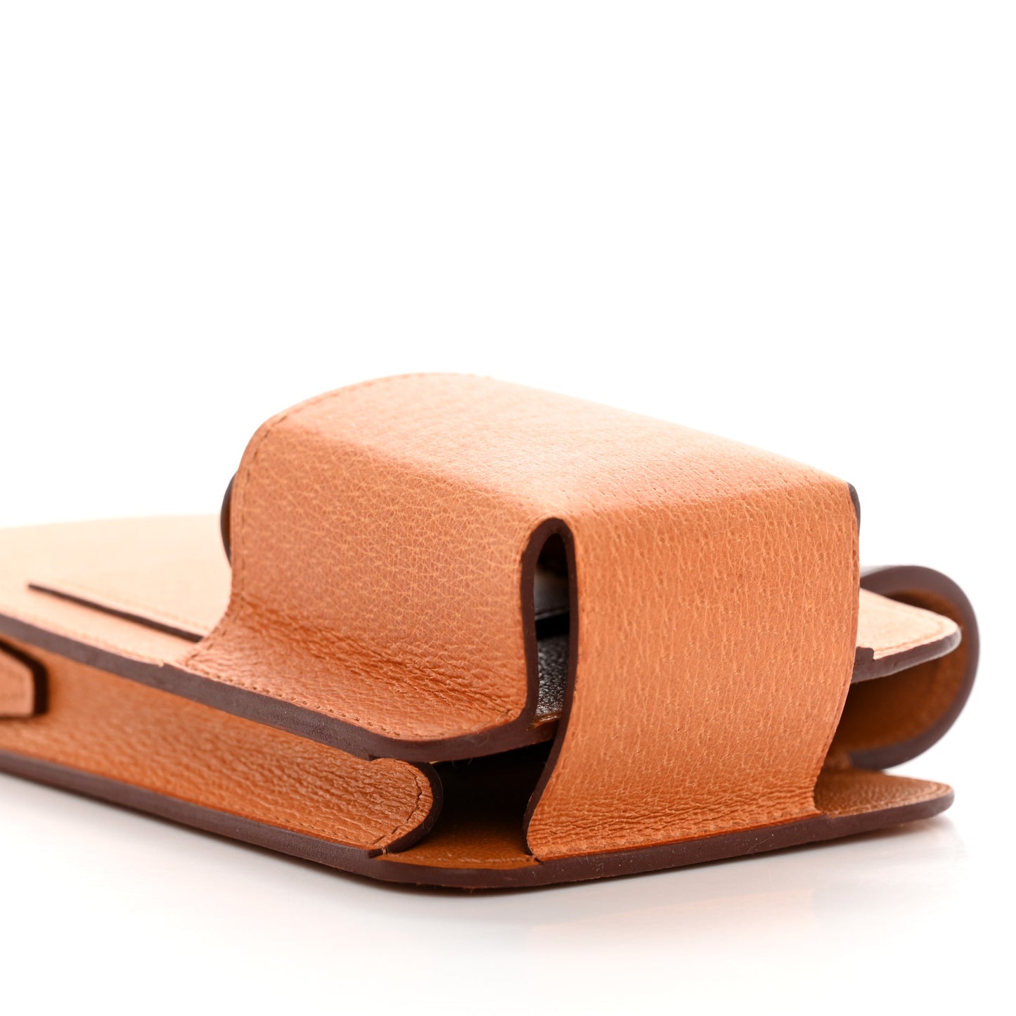 Peau Porc Barenia Hermesway Phone Case Toffee Fauve
