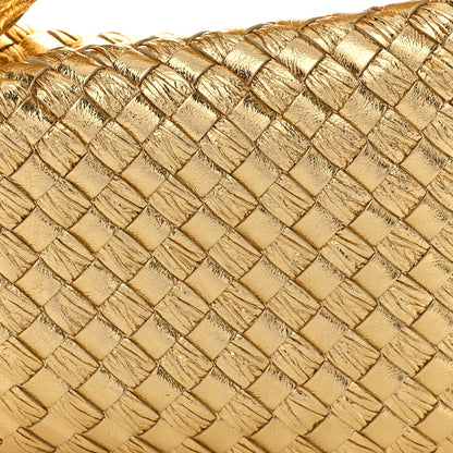 Bottega Veneta Metallic Nappa Intrecciato Mini Jodie Gold 8 of 10