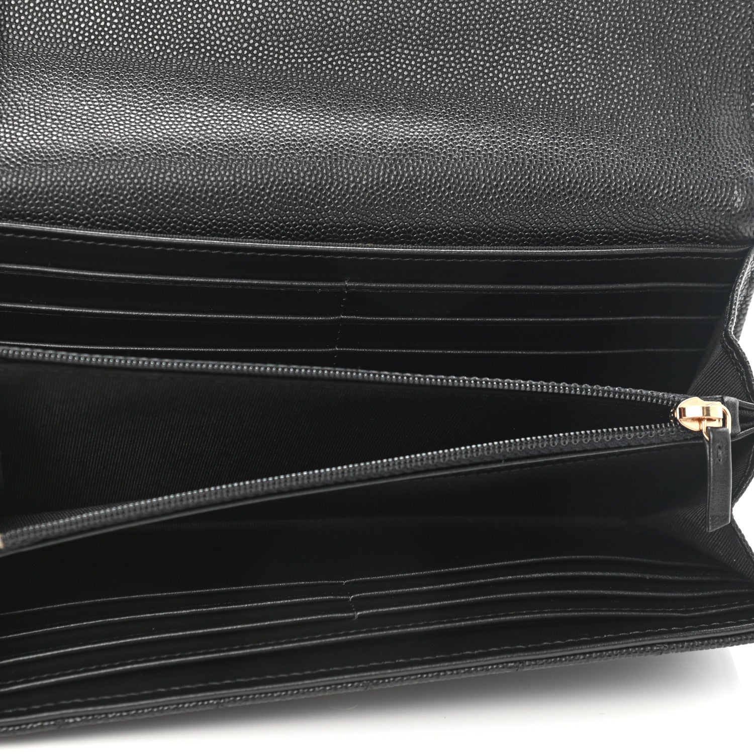 Chanel Caviar Quilted Long Boy Flap Wallet Black 5 of 8