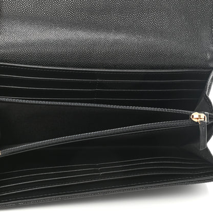 Chanel Caviar Quilted Long Boy Flap Wallet Black 5 of 8