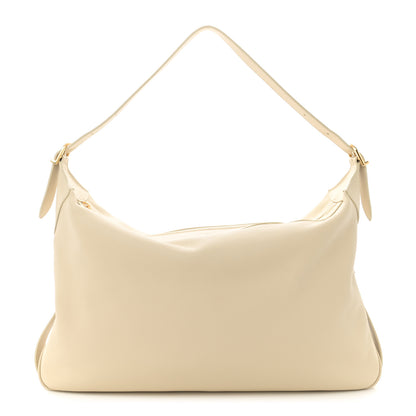 Celine Supple Calfskin Large Romy Shoulder Bag Limestone 1 of 11