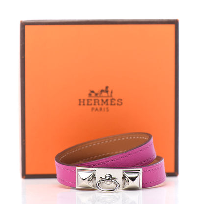 Hermes Swift Rivale Double Tour Bracelet T1 Magnolia 6 of 6