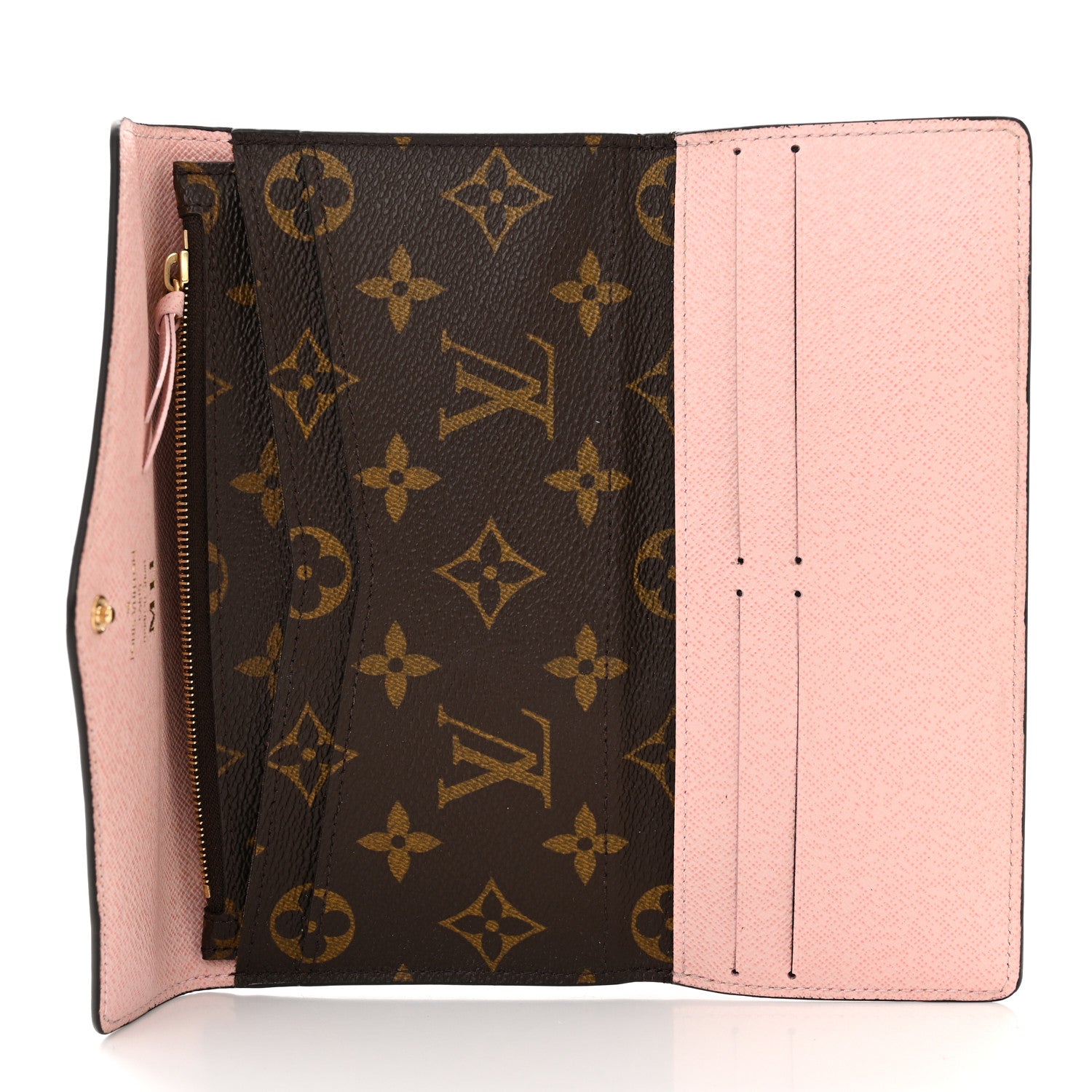 Louis Vuitton Monogram Josephine Wallet Rose Ballerine 5 of 10