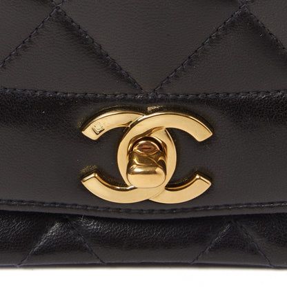 Chanel Lambskin Quilted Medium Single Flap Black 8 of 10