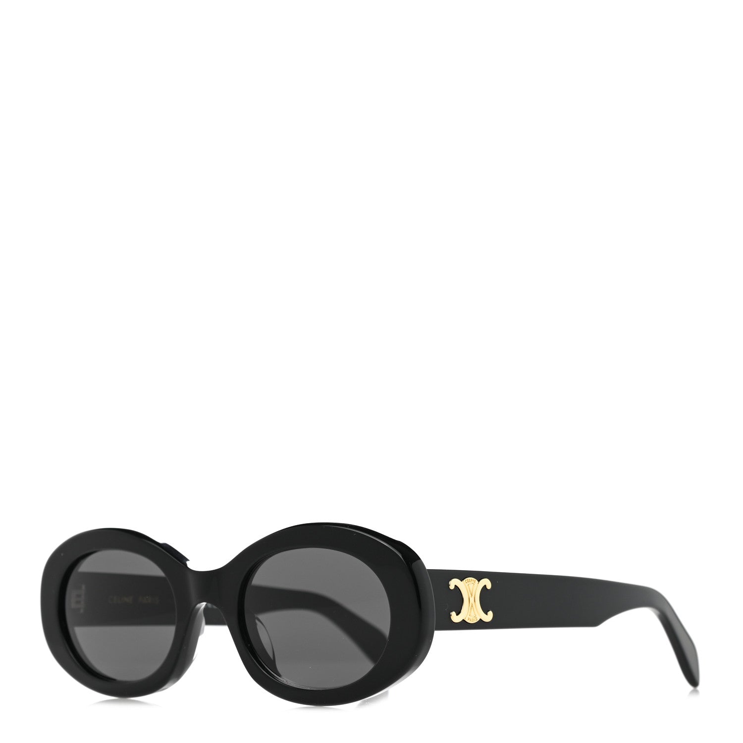 Celine Acetate Triomphe 01 Sunglasses CL 40194U Black 1 of 8