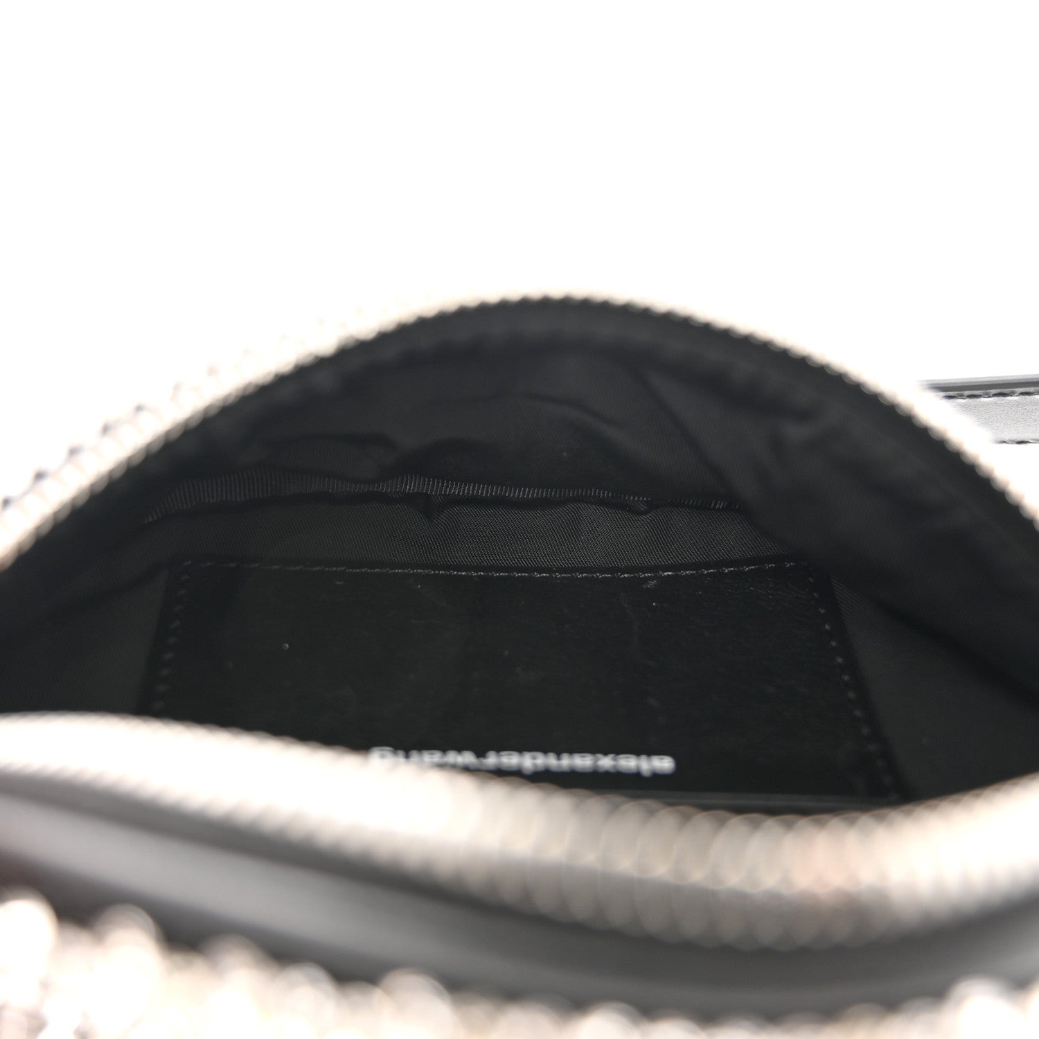 Alexander Wang Rhinestone Mesh Mini Attica Belt Bag Black 5 of 10