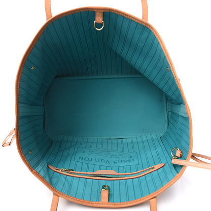 Louis Vuitton Monogram V Neverfull MM Turquoise 5 of 17