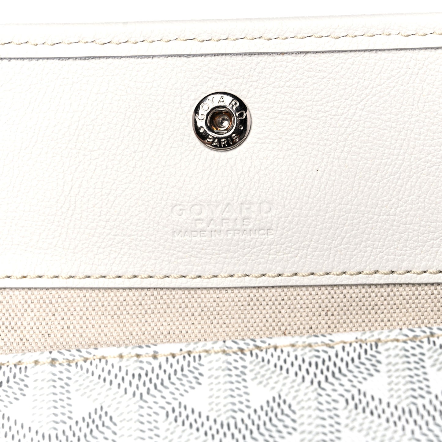 Goyardine Saint Louis PM White