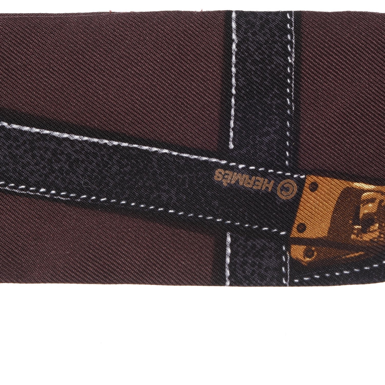 Hermes Silk Tres Kelly Twilly 3 of 5