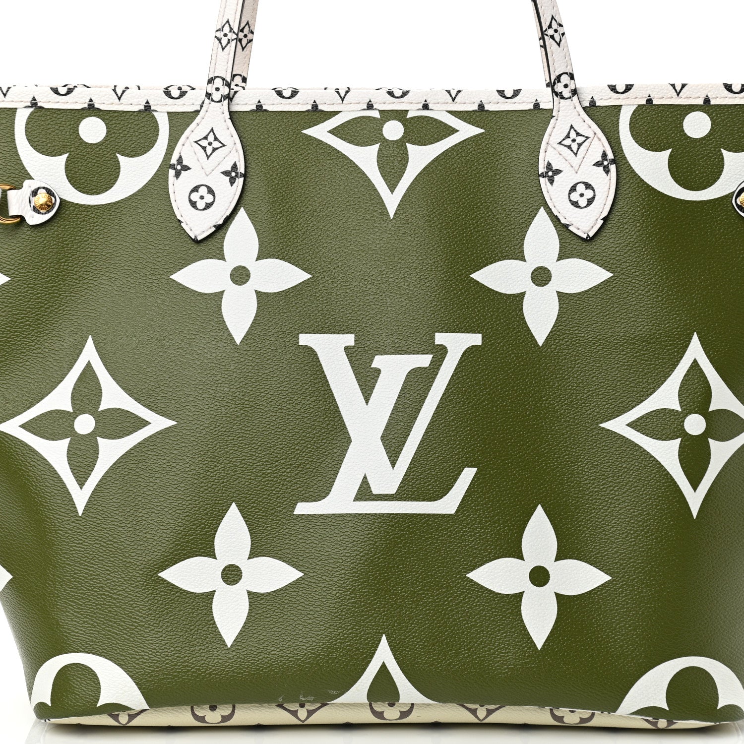 Louis Vuitton Monogram Giant Neverfull MM Kaki 15 of 15