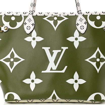 Louis Vuitton Monogram Giant Neverfull MM Kaki 15 of 15