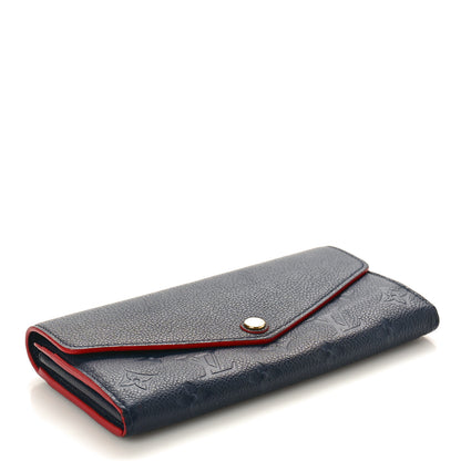 Louis Vuitton Empreinte Sarah Wallet NM Marine Rouge 4 of 9