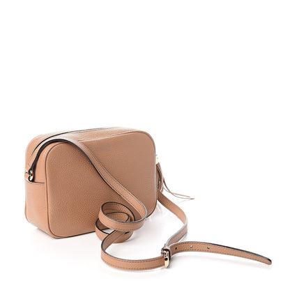 Gucci Pebbled Calfskin Small Soho Disco Bag Rose Beige 3 of 11