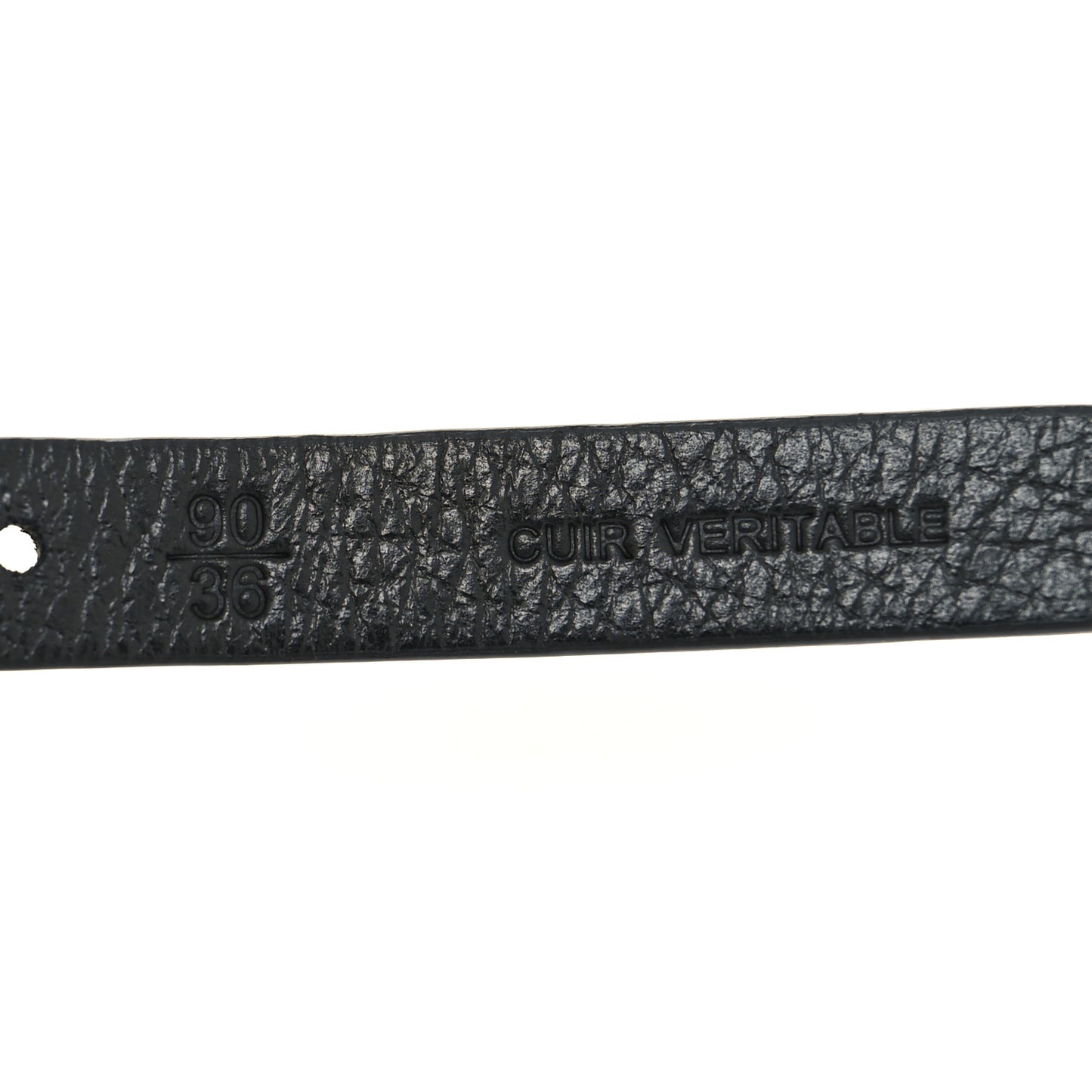 Lambskin CC Chain Belt 90 Black