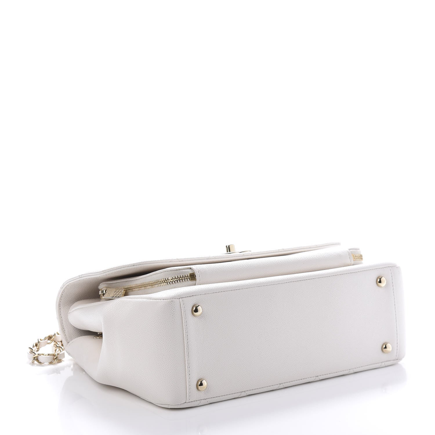 Chanel Caviar Quilted Large Business Affinity Flap White 4 of 11