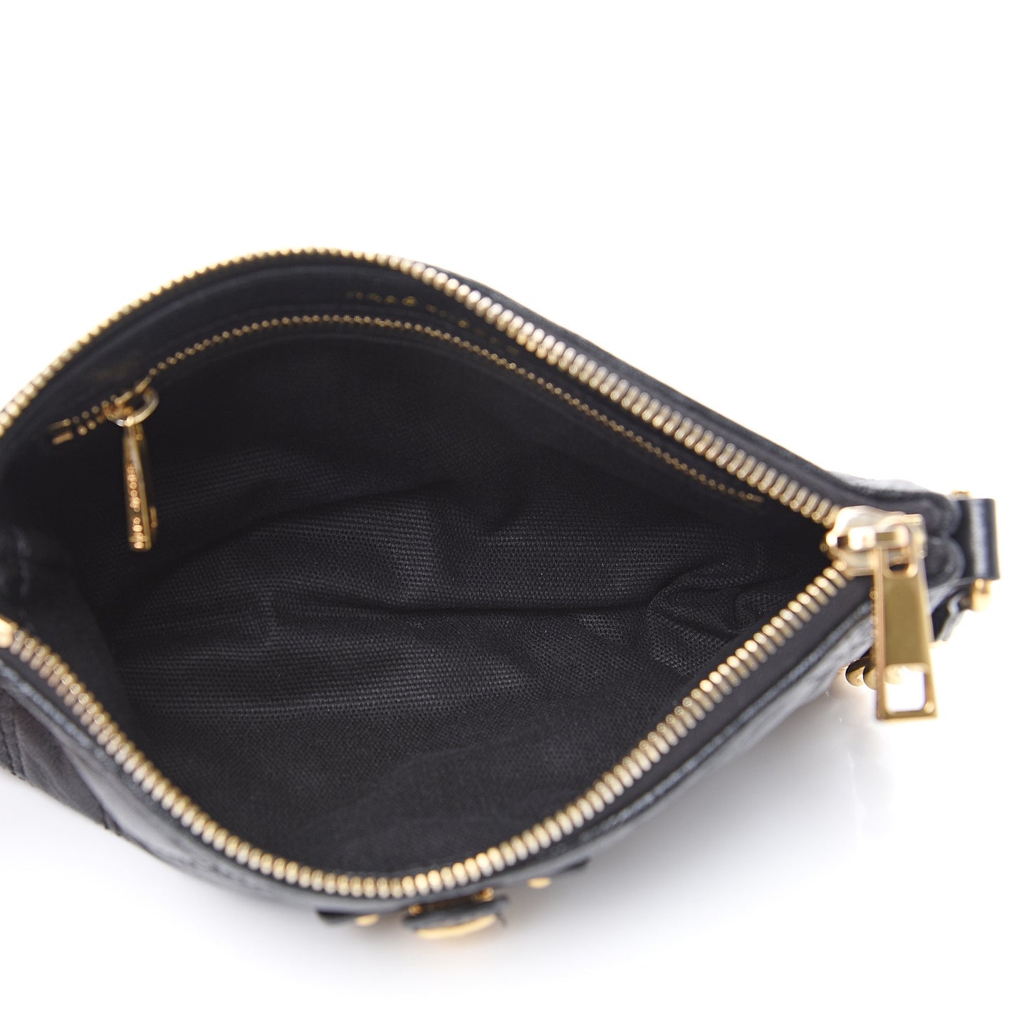 Lambskin Quilted Crossbody Black
