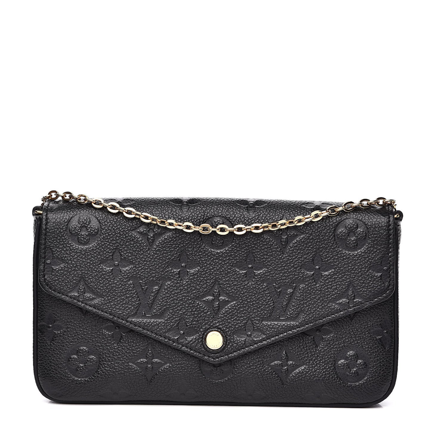 Empreinte Pochette Felicie Chain Wallet Black
